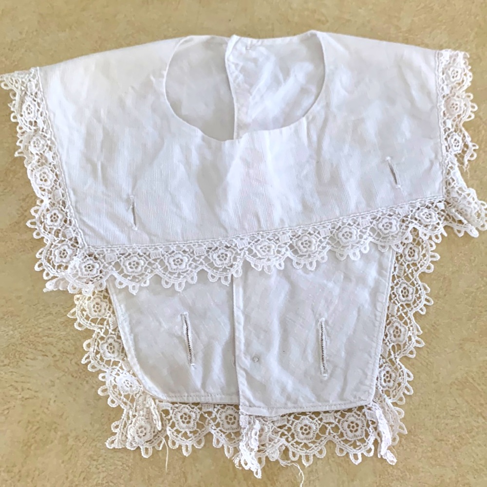 Antique Collar-Fabric & Lace‎-Infant
